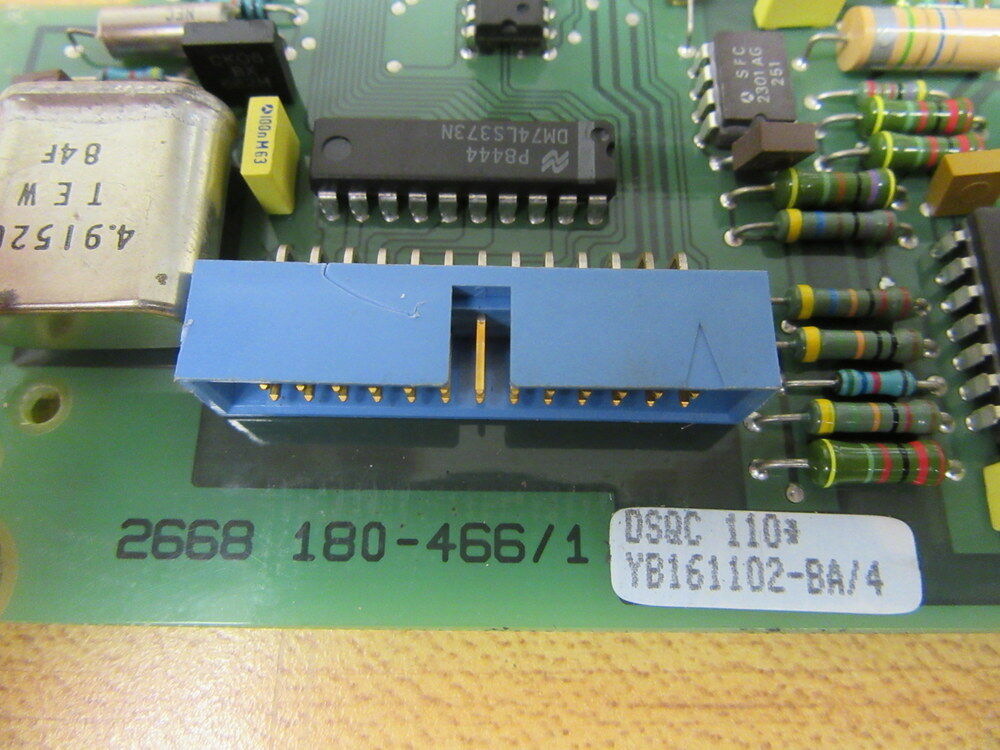 ASEA ABB 2668180-466/1 DSQC 110 Board YB161102-BA YB161102 ASEA ABB 2668180-466/1 DSQC 110 Board YB161102-BA YB161102