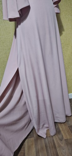 Abito TED BAKER rosa maxi spalle fredde tg 14 festa lungo ballo 4 matrimonio - Foto 4 di 17