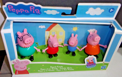 Peppa s Family Figure Set Peppa Pig, Mummy Pig, Daddy Pig & George NEWLOT OF 4