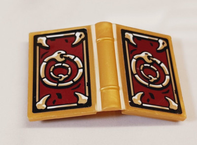 LEGO Snake Book Gold Hardback Ouroboros Fang Tail Stiix Underworld Sticker Book