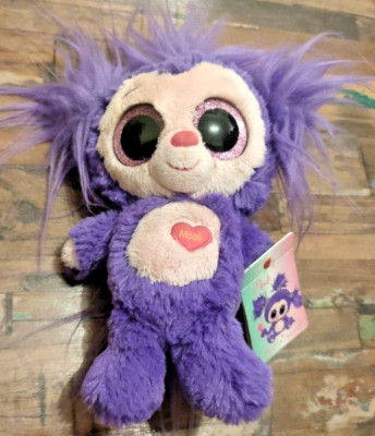 YLVI AND THE MINIMOOMIS Stofftier Depesche Kuscheltier Lila Glubsch Augen 20 cm