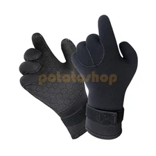5mm Neoprene Wetsuit Gloves Swim Diving Warm Surf Fishing Gloves Warm S-XXL