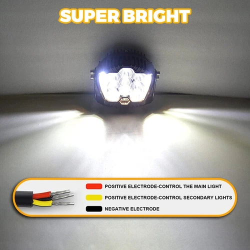 2PCS 5inch LED Work Light For Pods Spot Flood Combo Offroad Driving Fog Lamp - Picture 2 of 10