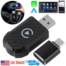 2025 Wireless CarPlay/Android Auto Adapter 5.0 USB-C 2-in-1 Smart Dongle  A+