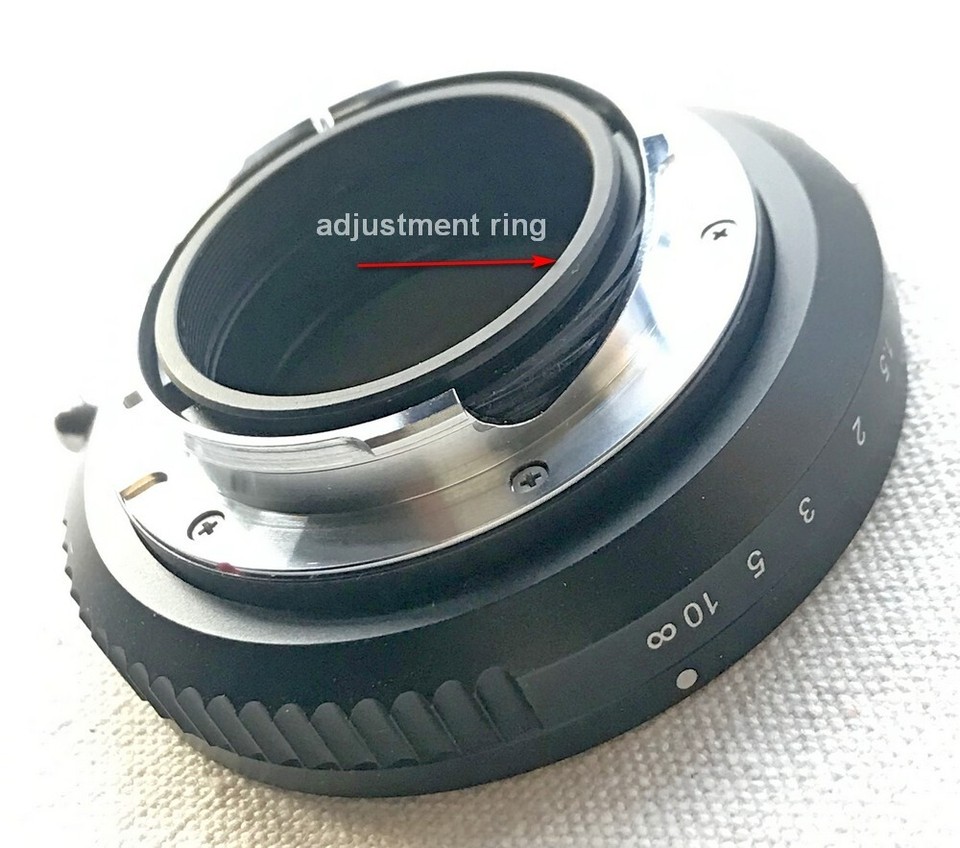 Canon EOS 50mm Lens to Leica M Mount Adapter rangefinder coupled M42 LR