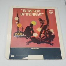 CED Video Disc Movie In The Heat Of The Night United Artists Sidney Poitier 1983