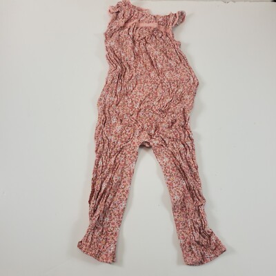 Baby Boden Girls Romper Flowers Pink 2-3 Years