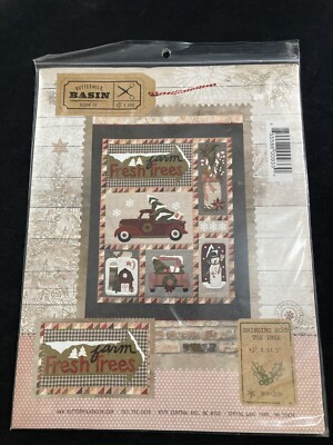 Buttermilk Basin ''Bringing Home the Tree'' 7 Block Woolen Christmas Quilt Pattern