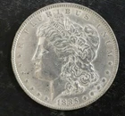 1885  P Morgan silver dollar - BU - L1O38