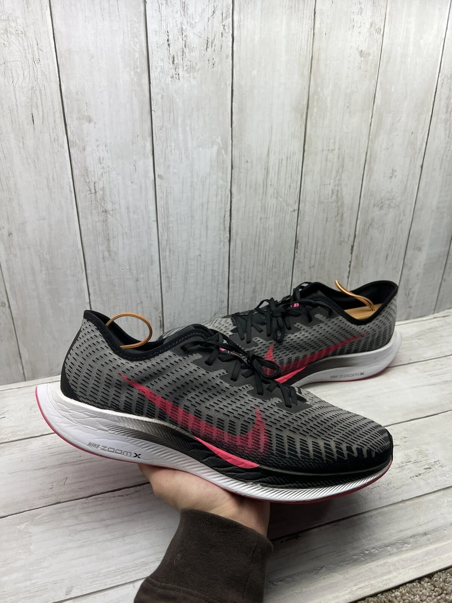 Nike Pegasus Turbo 2 Shoes Mens Size 13 Gray Pink Running Sneakers