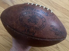 original 1960's AFL AMERICAN FOOTBALL LEAGUE actual GAME USED FOOTBALL J5-V