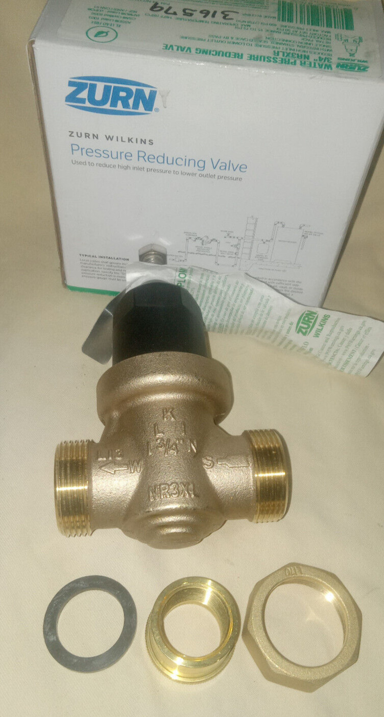 ZURN NR3XL Pressure Reducing Valve With Integral By-pass User Manual