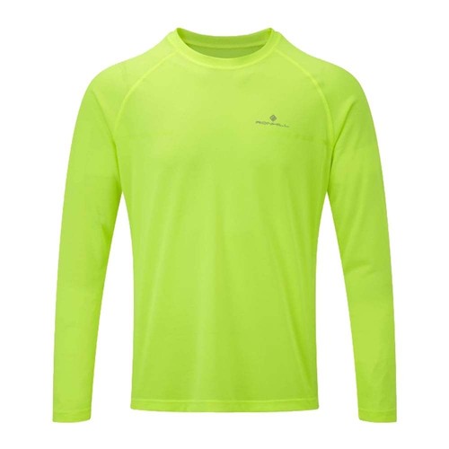 Ronhill Everyday Long Sleeved Running Tshirt Fluo Yellow Ronhill Everyday Long Sleeved Running Tshirt Fluo Yellow