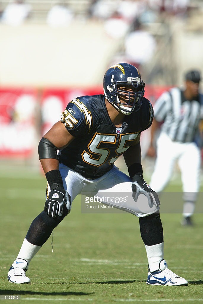 Jr. Seau Junior Jr. Seau Team Issued Signed Chargers Pro NFL Game Jersey NFL/PSA ...