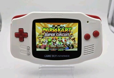 Modded Game Boy Advance GBA - IPS Screen, New Shell + Buttons