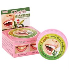 ISME Rasyan Herbal Clove Toothpaste Whitening Fresh Breath Guava Leaf 12x25g.