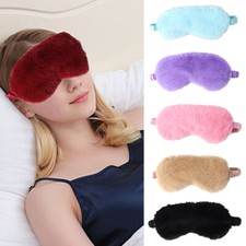 Soft Plush Sleep Mask Eye Blindfold Travel Relax For Girls Kids Women Blindfold