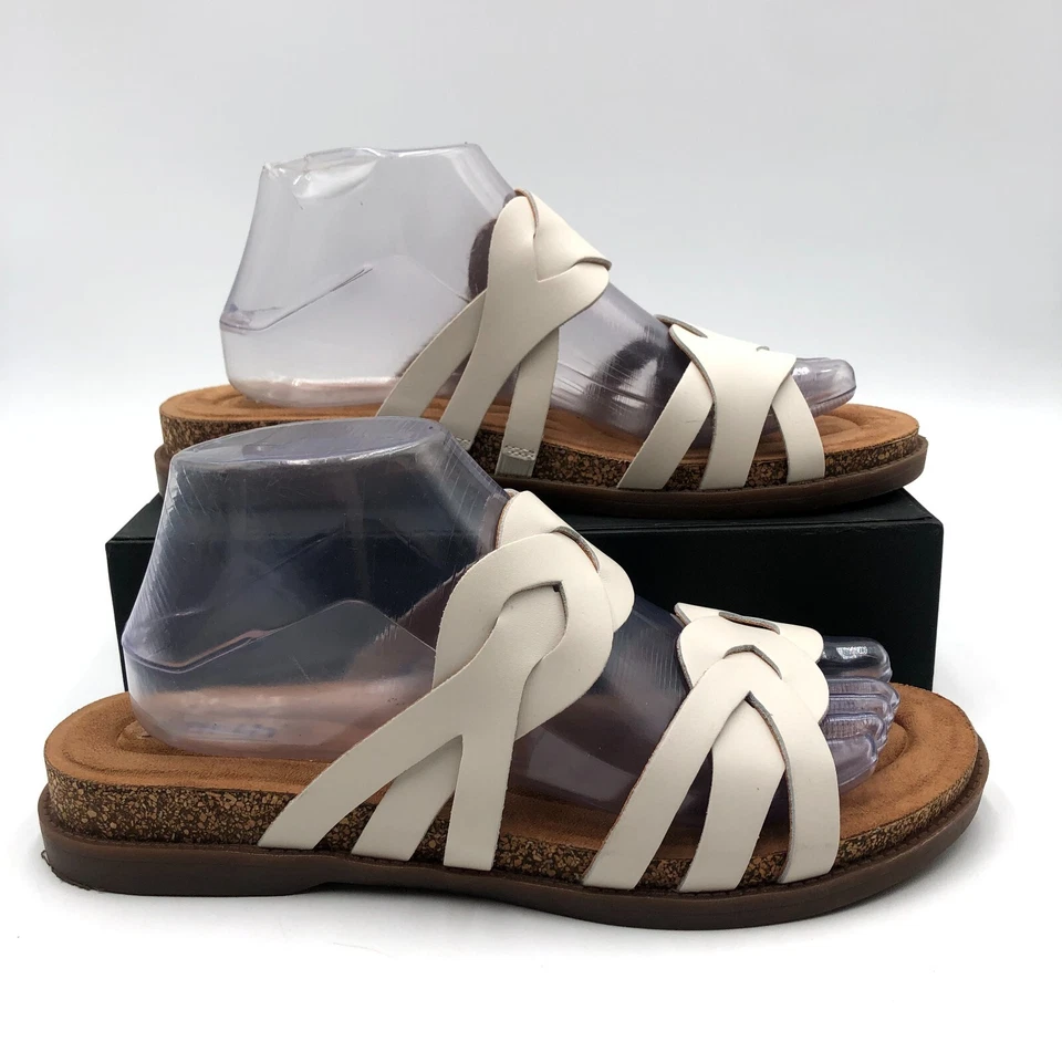 Sandalias Earth ETDesty para mujer talla 9,5 M cuero beige Foto 2 de 4