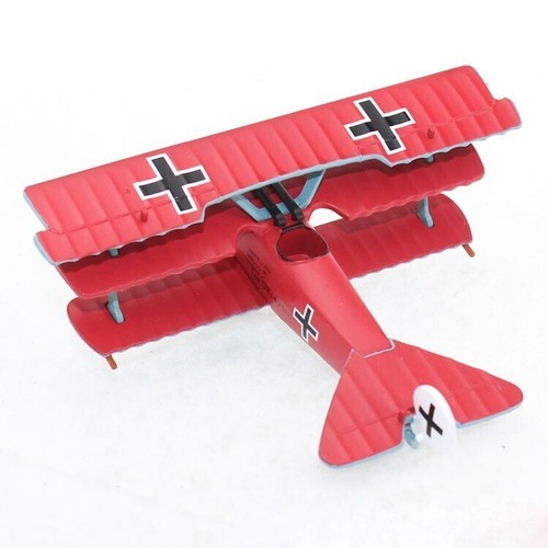 1:72 WWI Germany Fokker Dr.I Fighter Aircraft Model Diecast Military Collection - Picture 7 of 7