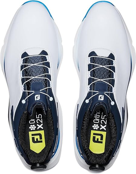 シューズ FootJoy - FJ PRO SLX BOA 56933 WT/NV/BL W26.0 FootJoy Golf Shoes PRO/SLX BOA WIDE 56933 White Navy Blue