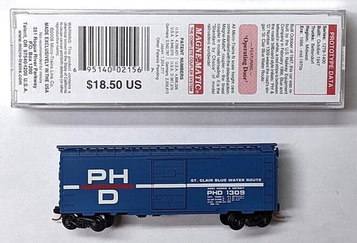 MTL Micro-Trains 02000150 Port Huron Detroit PHD 1309 40 pies vagón de una sola puerta | Zustand: New