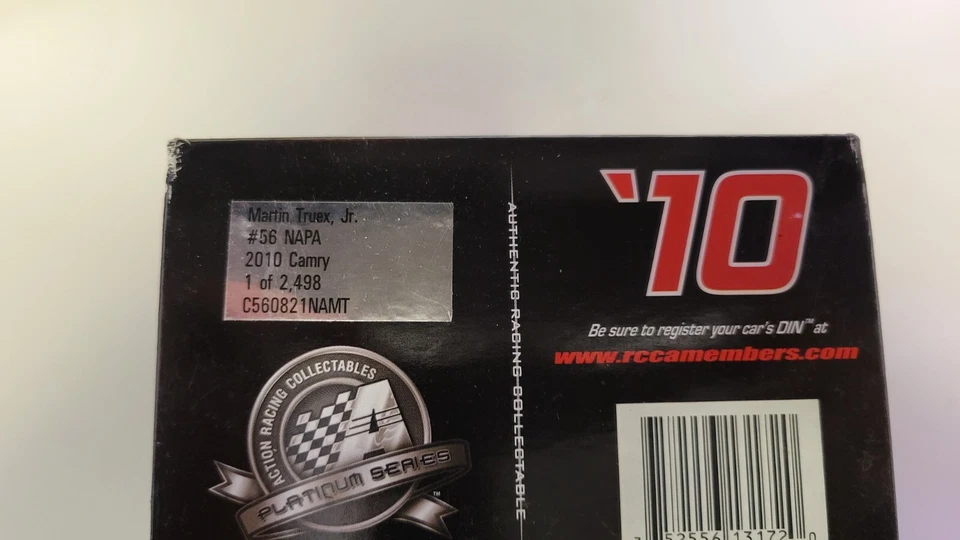 Martin Truex 2010 NAPA 1/24 Nascar Die Cast  - Image 4 of 4