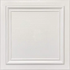 Décor Ceiling Tile R24 Stratford Glue-up Foam 24/Lot (63.36S/F) Plain White