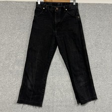 Wrangler Boys Cowboy Cut Jeans Size 16 Reg Black 13MWBBK Original Fit Western