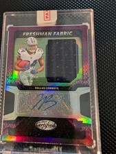 2025 Certified Purple Jaydon Blue Patch Auto 057/399 From Redemption. Cowboys