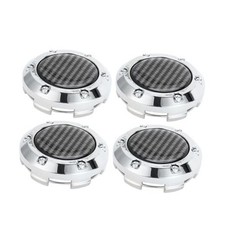 4 Pc Universal Wheel Center Caps Hub Caps Rim Center Caps Od 66mm 2.60
