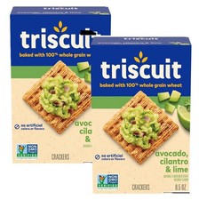 Triscuit Avocado, Cilantro  Lime Whole Grain Wheat Baked Crackers Vegan 8.5oz 2