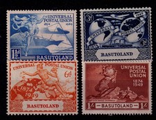 Basutoland UPU KGVI Stamps. 1949. Mtd. #769