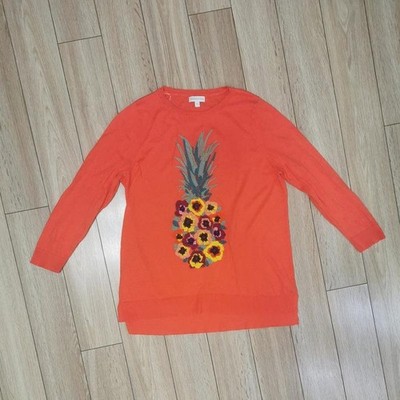 Women Monsoon Sweater Coral Cotton M