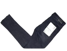 Purple Brand Thrashed Black Jeans 37 1/8”x33 5/8” Faded Holes Distress ButtonFly