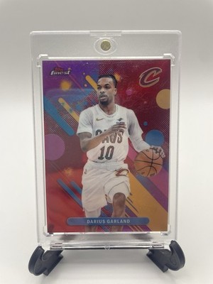 (JERSEY MATCH /10) 2025-26 Topps Finest DARIUS GARLAND #/10 RED REFRACTOR