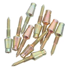  10 Pcs Self Tapping Screws Door Lock Metal Hardware Security Fittings