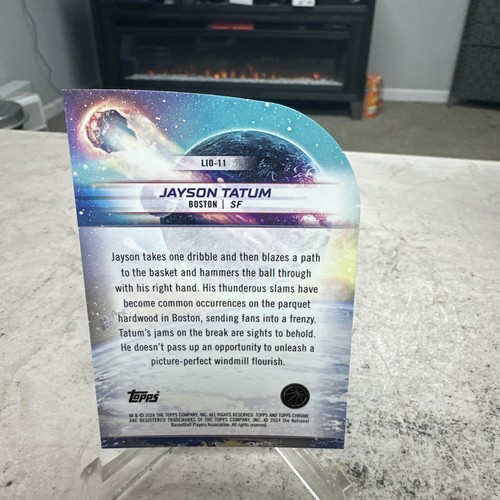 2023-24 Topps Cosmic Chrome - Launched Into Orbit Jayson Tatum #LIO-11 - Picture 2 of 2