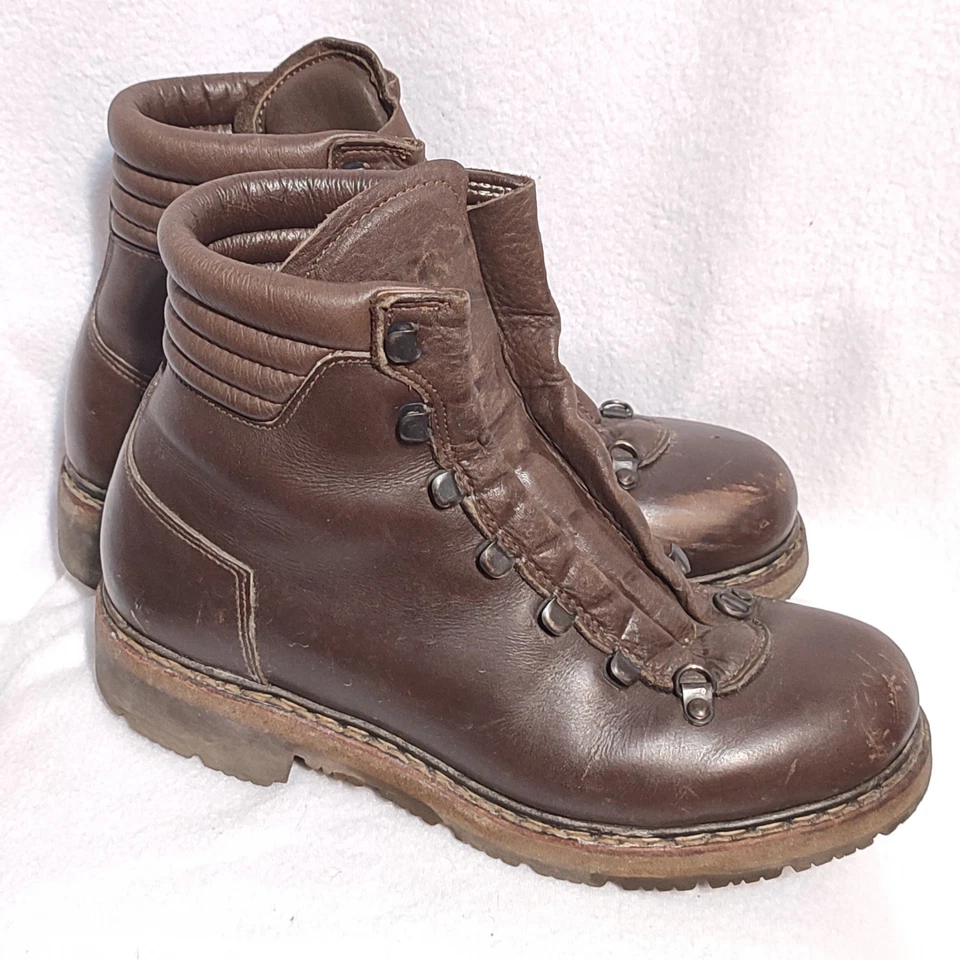 Meindl Mens Walking Mountain Brown Leather Boots Size EU 40 UK 6,5 US 7,5 - Image 3 of 4