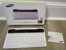 Samsung Keyboard Dock for Galaxy Tab 10.1 White Model ECR-K14AWEGXAR NEW