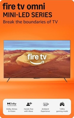 Amazon Fire TV Omni Series 55'' LED 4K UHD Smart TV - Black