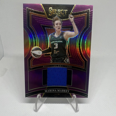 Panini 2025 WNBA Select Marina Mabrey Prizm Patch Selective Swatches SW-MM 16/49