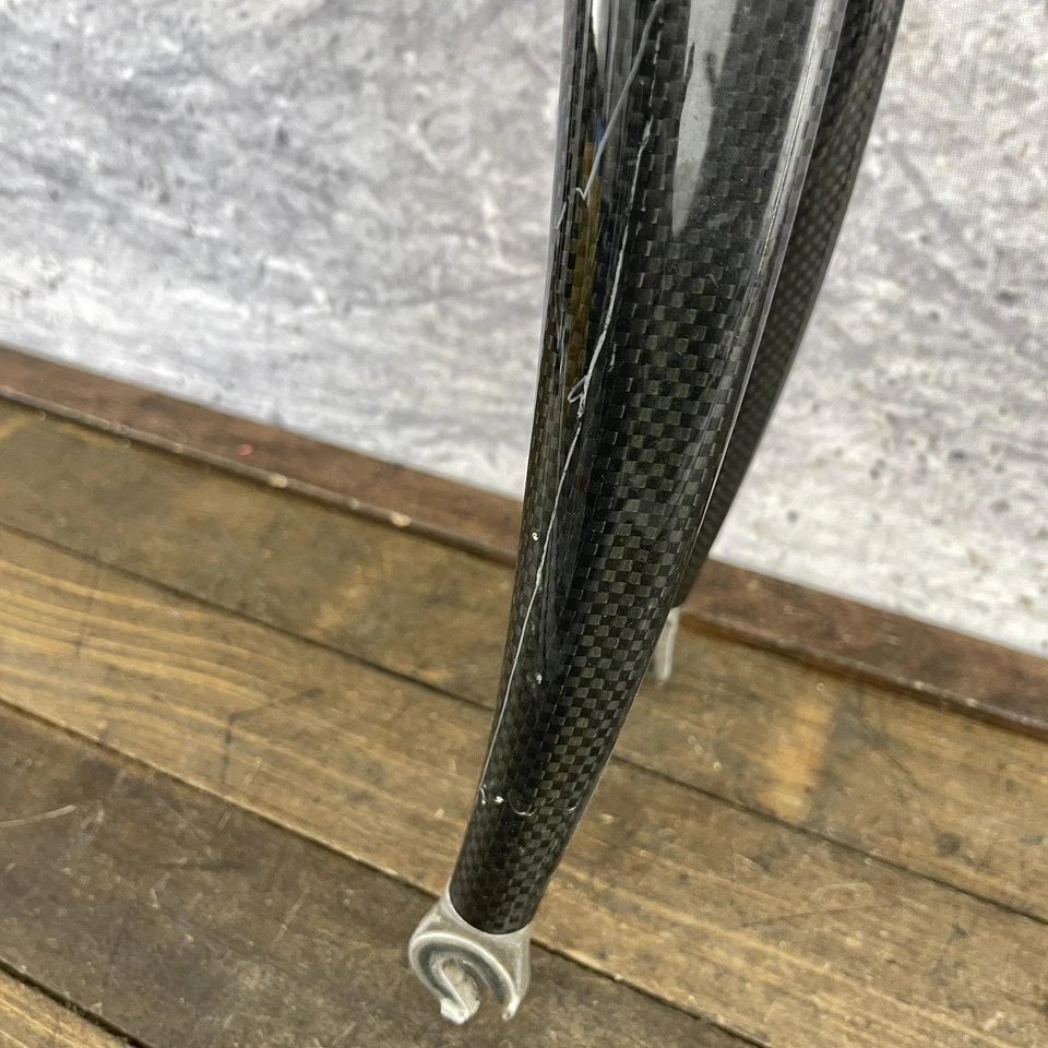 Vintage Carbon Fiber Road Bike Fork 700c 1 1/8 Threadless 9.5 Steerer 2000s - Image 4 of 4