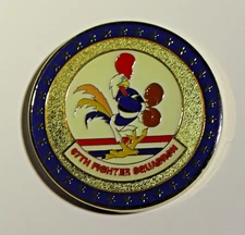 18th Fighter Wing 67th Fighter Sq Fighting Cocks Kadena Air Force Challenge Coin