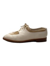 Chanel Dress Shoes 37.5 Beg Leather GDa17