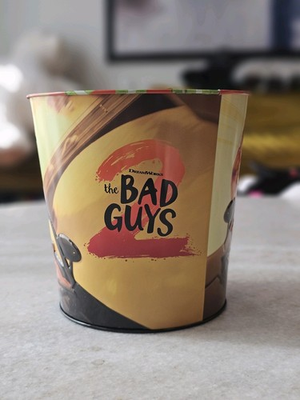 #ad #ad The Bad Guys 2 2025 Popcorn Bucket Tin Bramd New Fast Shiping Exclusive In Hand $32.99