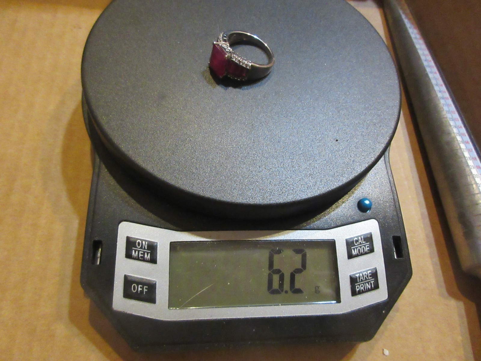 Sterling Silver STS CHUCK CLEMENCY Ruby &Diamond … - image 4