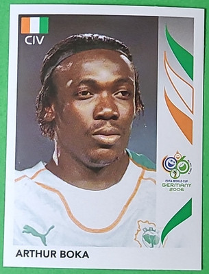 Panini World Cup 2006 WC 06 Germany Sticker No. 191 Arthur Boka Ivory Coast