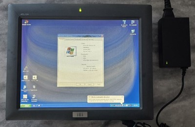 IEI AFL-12A Industrial Touchscreen Panel PC   Boots   Display Issue   See Photos