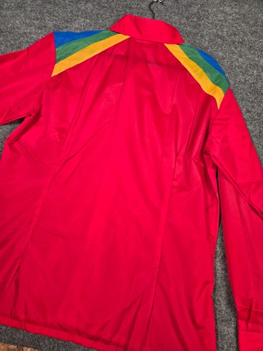 Vintage Sky Sportswear Mens XL Nylon Windshirt Red Rainbow Ski Retro NWT - Picture 10 of 11