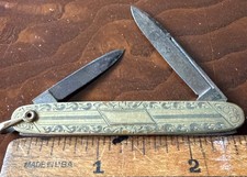 Ladies Vintage Gold Tone Penknife